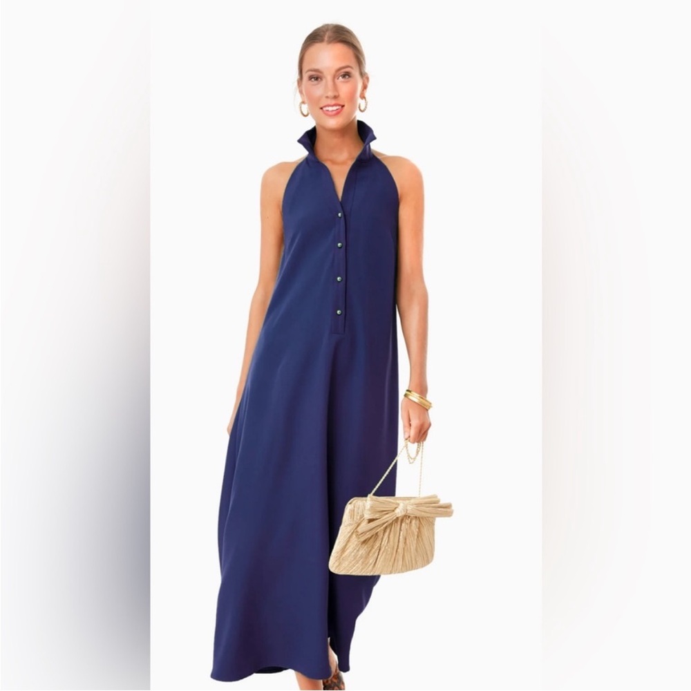 Tuckernuck Blue Long Sleeveless Dress